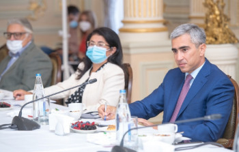 Prezidentin köməkçisi mədəniyyət xadimləri ilə görüşdü - FOTOLAR